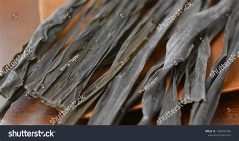 Pile Japanese Dry Konbu Stock Photo 1400587448 Shutterstock