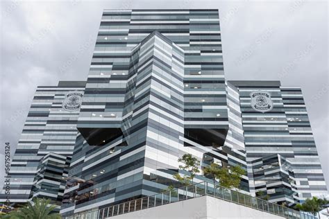 Edifício sede da Polícia Federal do Brasil em Brasília DF Stock Photo