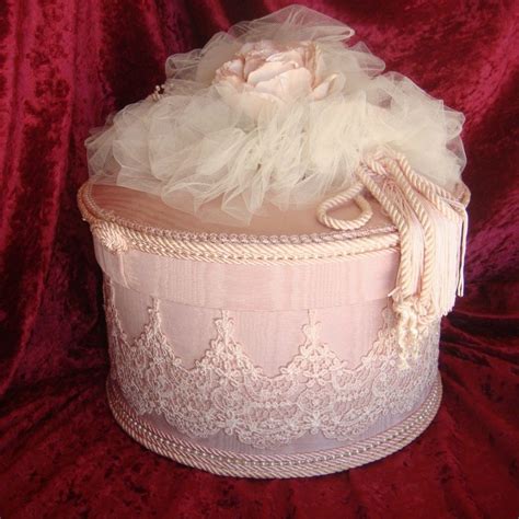 Ornate Victorian Style Lace Hat Box Ebay Vintage Hat Boxes Hat