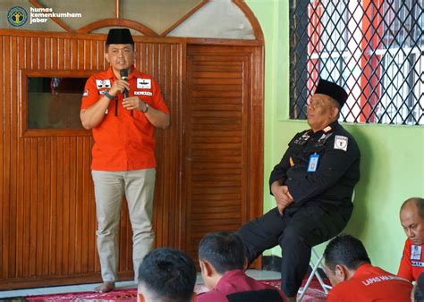 Irjen Kemenkumham R I Bersama Pimti Kemenkumham Jabar Berikan Pesan