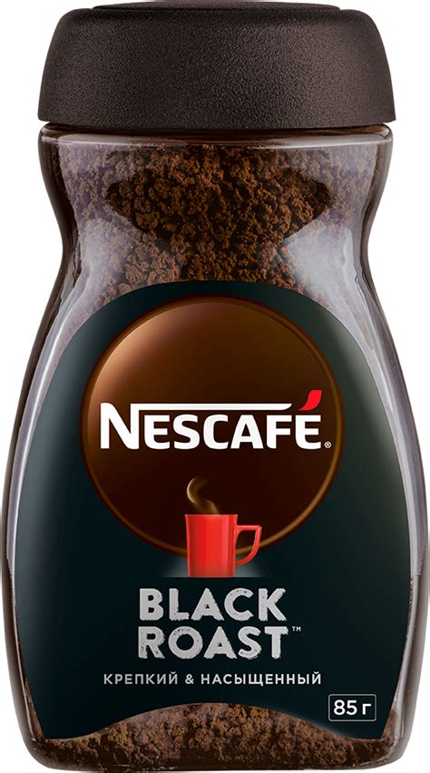 Крепкий и насыщенный растворимый кофе NESCAFÉ BLACK ROAST | Nescafe
