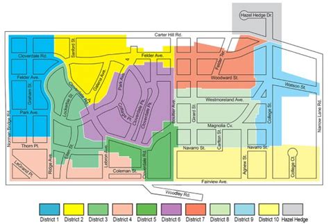 Map and Districts – Old Cloverdale Association