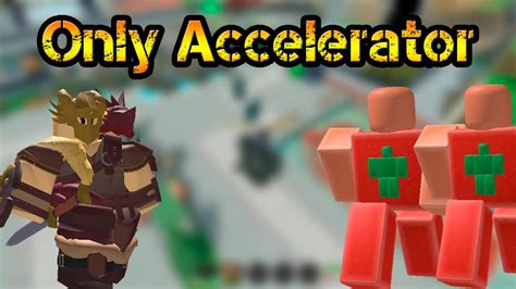 Only Accelerator Fallen Mode Roblox Tower Defense Simulator YouTube