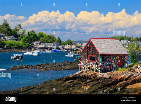 Mackerel Cove Bailey Island Maine Usa Stock Photo Alamy