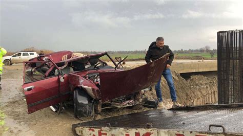 Ayd N Da Katliam Gibi Kaza Otomobil Viyad K Temeline U Tu Ki I