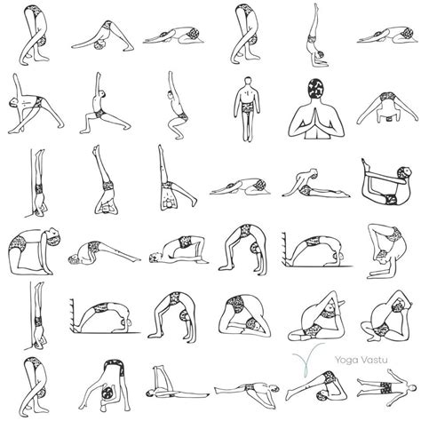 Printable Yoga Sequence Backbend Variations From Guruji Yoga