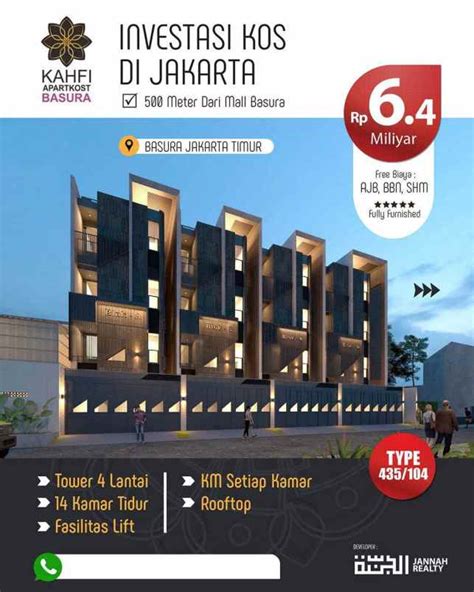 Investasi Rumah Kost Premium Di Pusat Jakarta