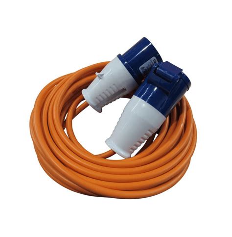 15m 25mm Mains Electric Hook Up Lead Securefix Direct