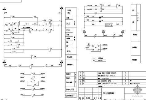 6kv电机控制接线图 电气节点详图 筑龙电气工程论坛