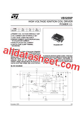 VB325 Datasheet(PDF) - STMicroelectronics