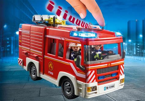 Playmobil City Action Pas Cher Fourgon D Intervention Des Pompiers