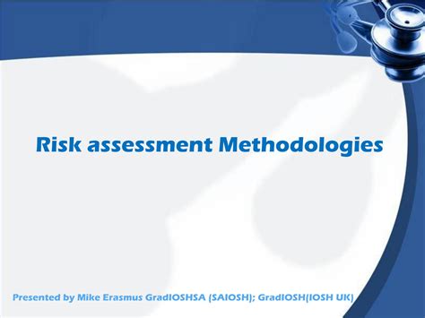 Solution Risk Assessment Methodologies Studypool