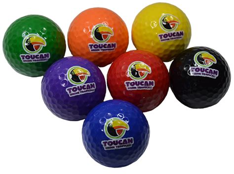 "Blank" Colored Golf Balls, Imprinted, 6 Dz. Min., Bulk (No boxes ...