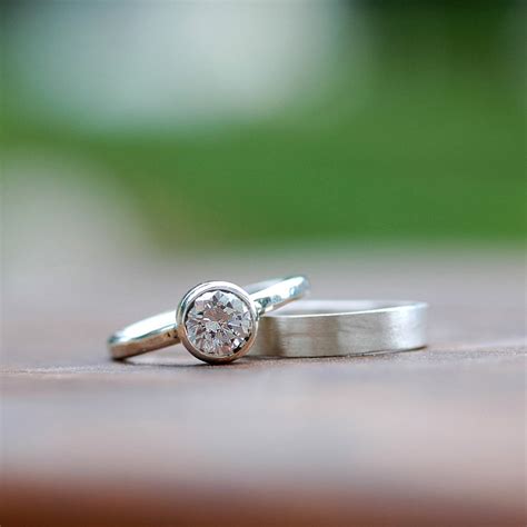 Wedding Ring Set Engagement Ring Wedding Band Bridal - Etsy