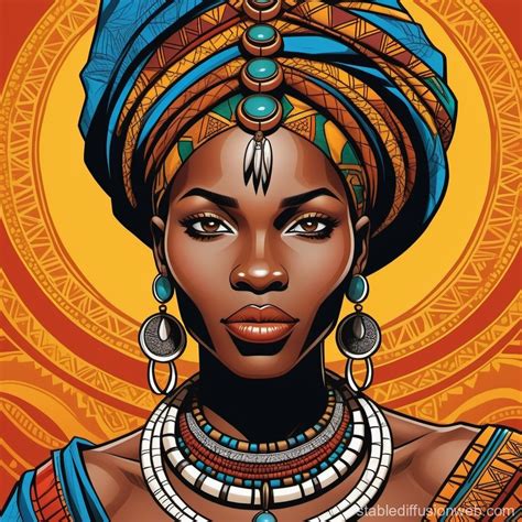 african tribal woman portrait Prompts | Stable Diffusion Online