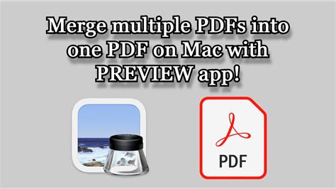 How To Combine Multiple PDFs Into One PDF On Mac With The Preview App