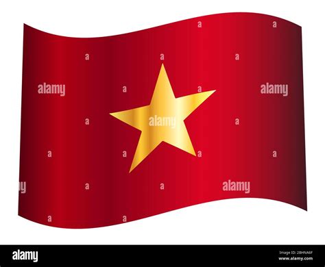 Bandera de vietnam ondeando Imágenes vectoriales de stock Alamy