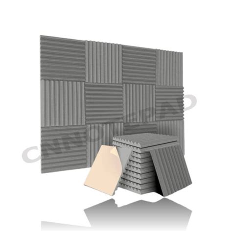 Pack Self Adhesive Acoustic Panels Sound Proof Foam Panels High