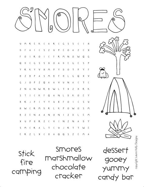 Smores Worksheets For Kindergarten