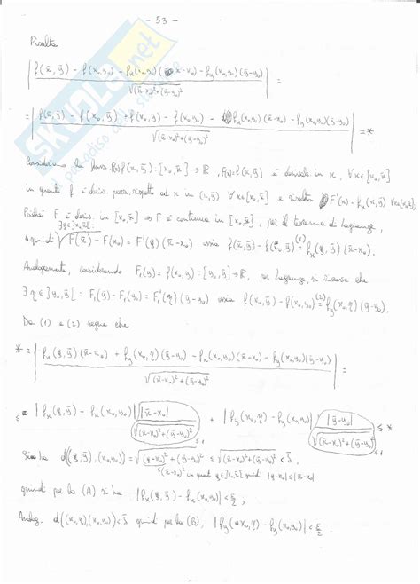 Analisi Matematica La Differenziabilit Seconda Parte