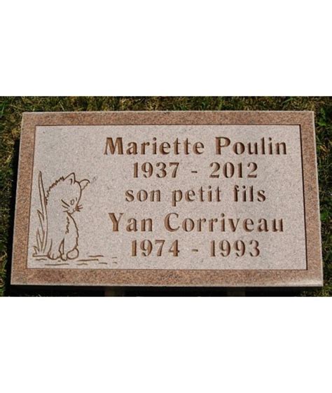 Granite Memorial Plaques #027 · PF027 · Memorial Headstone