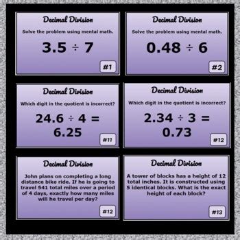 Google Decimal Operations Task Cards And Assessment Bundle Tpt