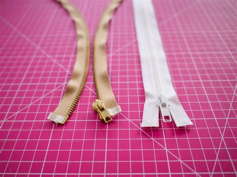 Les différentes fermetures à glissières - Couture Débutant
