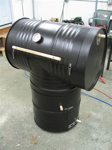 Made 55 Gallon Drum Smokerdiy Smokers Homemade Smokers Smokers Bbq