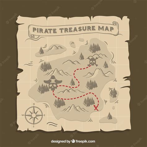 Pirate Treasure Map Wallpapers - Top Free Pirate Treasure Map ...