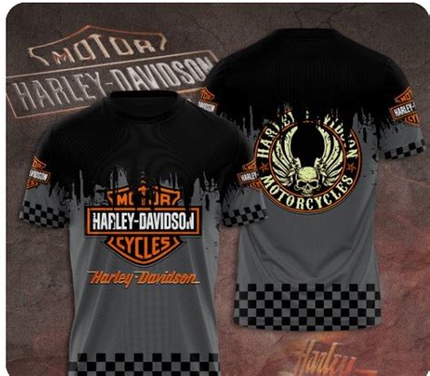 Jual BAJU PRINTING MOTIF DESIGN MOTOR HARLEY DAVIDSON Di Lapak Keep