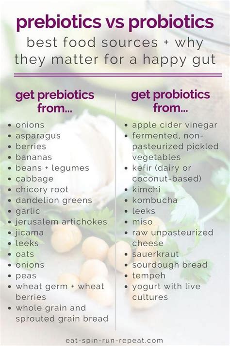 Prebiotics Vs Probiotics Best Sources And Why They Matter For A Happy