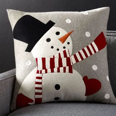 Cojines Navide Os Con Aplicaciones Xmas Pillows Christmas