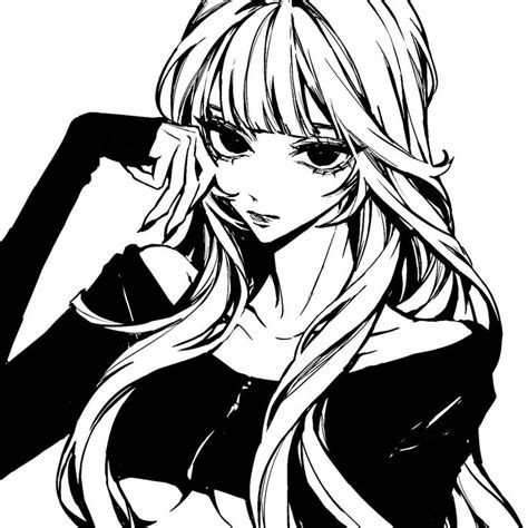 Notstm Really Cool Drawings Anime Monochrome Anime Art Girl