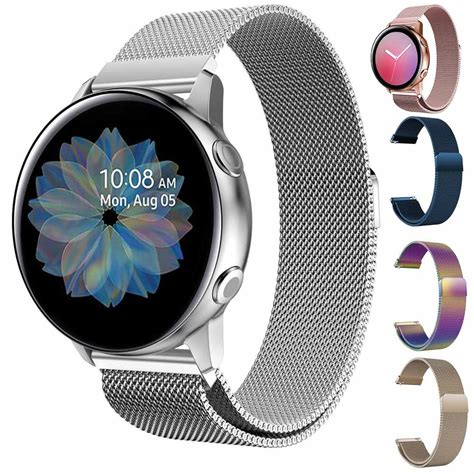 Mm Milanese Strap For Samsung Galaxy Watch Active Active Mm Mm