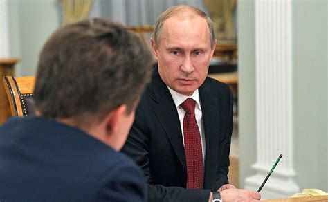 Vladimir Putin Had A Working Meeting With Gazprom CEO Alexei Miller