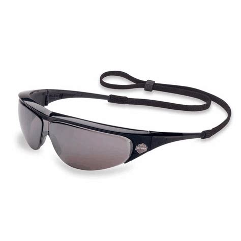 Harley Davidson Safety Glasses Hd400 Black Frame Silver Mirror Lens From Cole Parmer