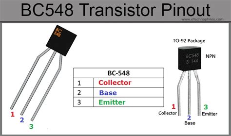 Bc Transistor Pinout Specifications Datasheet And Applications