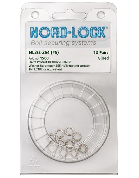 NL3ss 254 Stainless Lock Washer Nord Lock Group