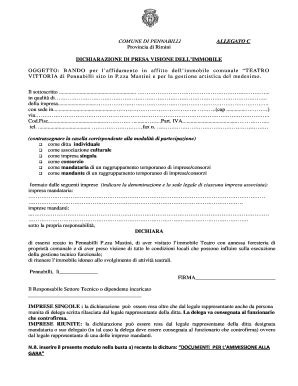 Modulo Presa Visione Immobile Pdf Compila Online Stampabile