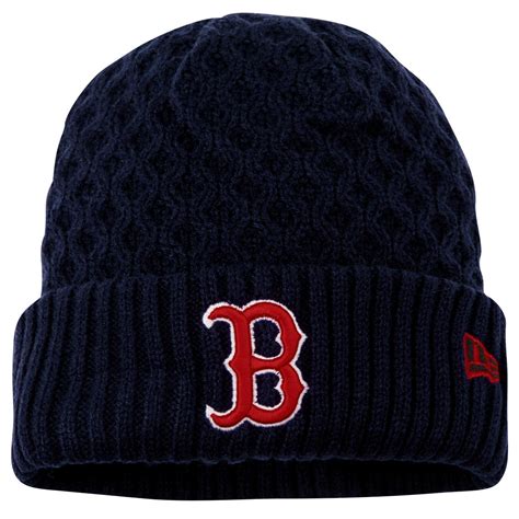 New Era Boston Red Sox Womens Navy Cutie Cuffed Knit Hat