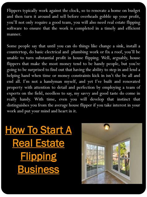 Ppt Real Estate Flipping Properties Powerpoint Presentation Free