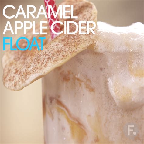 Caramel Apple Cider Floats Recipe Food Video Recipe Video