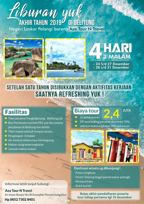 Contoh Poster Tempat Wisata 55 Koleksi Gambar