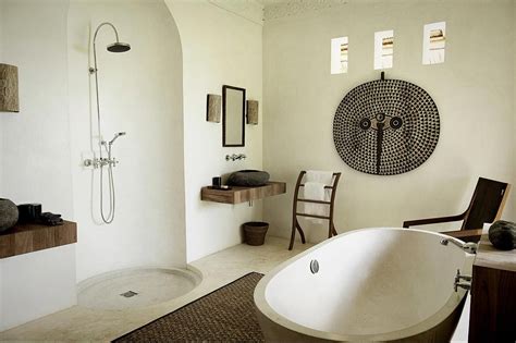 Africa Bathroom Private House Zanzibar Tanzania Interiors By