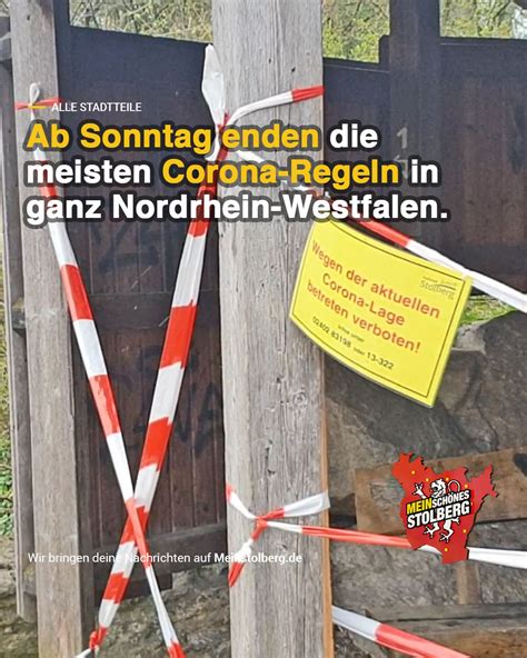 Stolberg Neue Corona Verordnung Viele Schutzmaßnahmen enden in