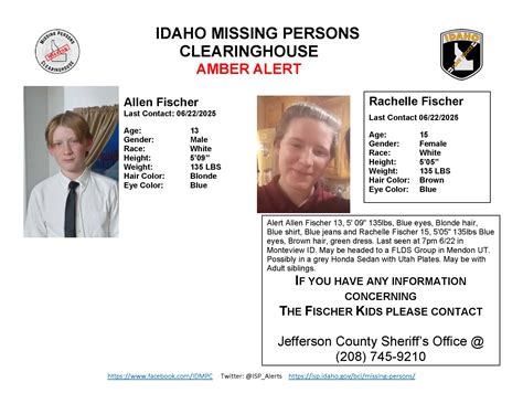 missing persons in idaho