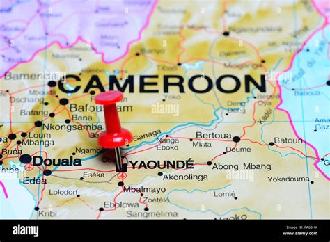 Map of yaounde hi-res stock photography and images - Alamy