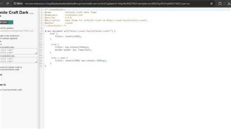 How to Play Infinite Craft in Dark Mode - Twinfinite