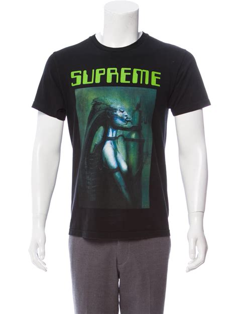 Supreme Hr Giger X Supreme Short Sleeve Alien Tee Black T Shirts