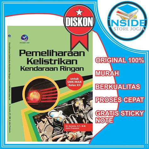 Jual Pemeliharaan Kelistrikan Kendaraan Ringan Smk Mak Kelas Xii